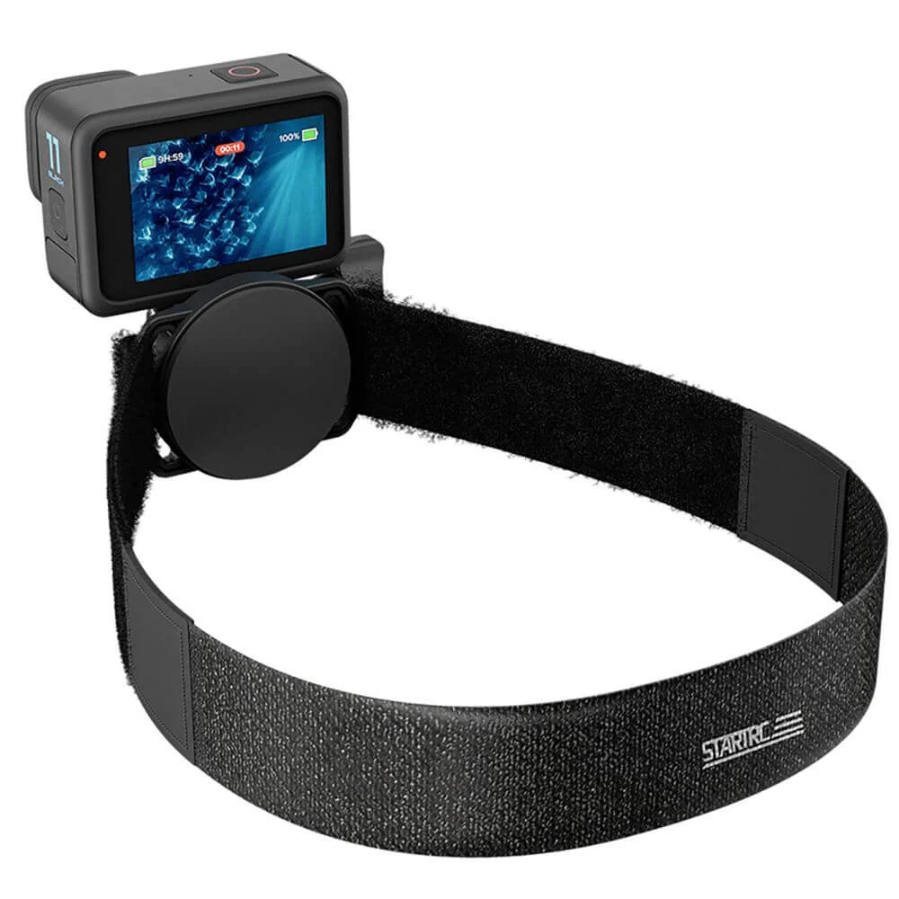 Imagem 4 de 5 do produto Suporte Faixa De Cabeça Magnético Para Gopro E Câmeras Similares - Startrc
