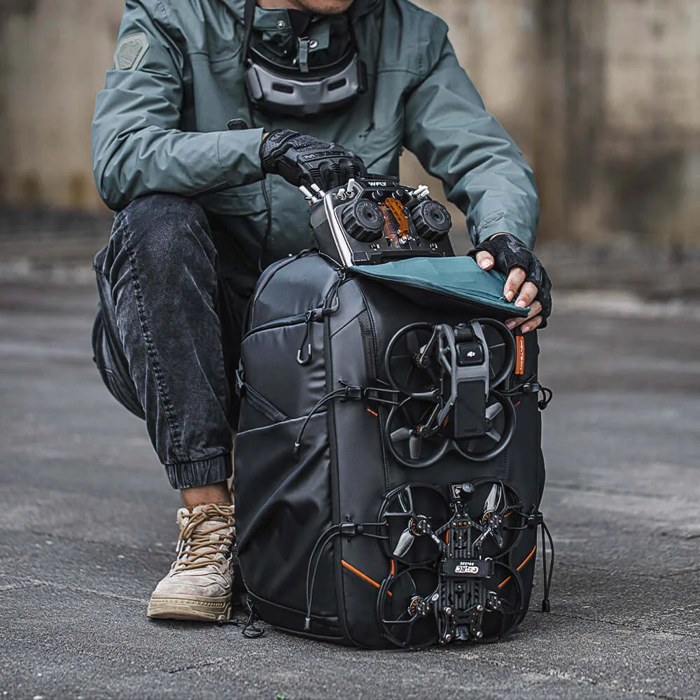 Imagem 4 de 5 do produto Mochila Para Drone Fpv - Pgytech Onemo 30l Cor Preta (space Black)