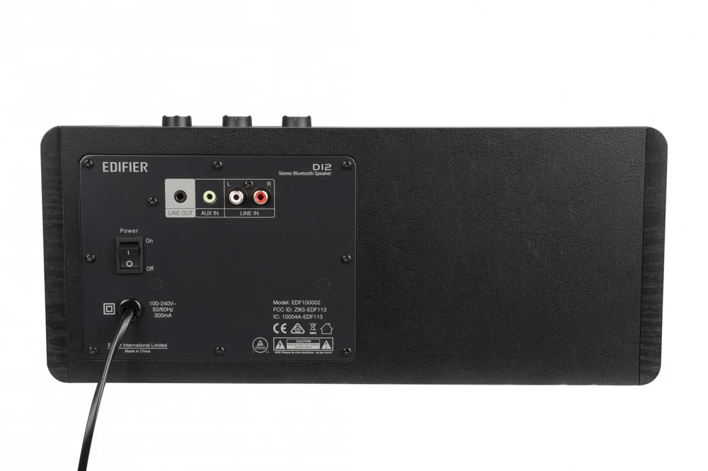 Imagem 4 de 4 do produto Caixa De Som Edifier D12 Preto - 70w Rms Bluetooth 5.0