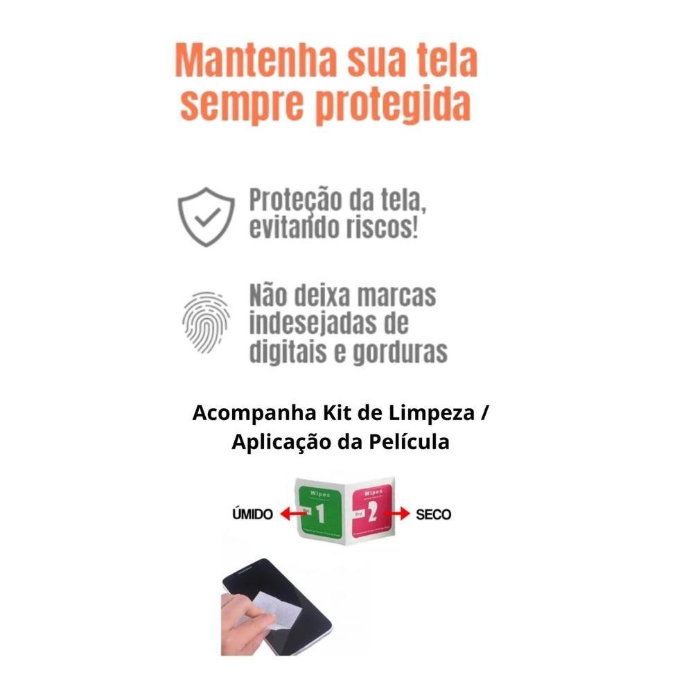 Imagem 5 de 5 do produto Capa Capinha Aveludada + Pelicula 3d Para Motorola Moto G22
