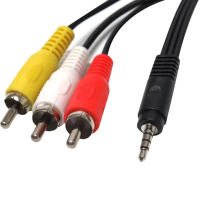 Cabo P2 Macho P/3rca Macho 1,5m Niquelado