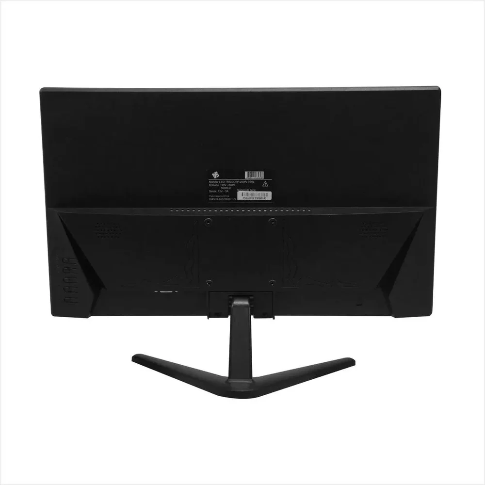 Monitor LED 20 Tronos Corp Trs-20wv - 1600x900, 75hz, 5ms - HDMI/vga - Preto