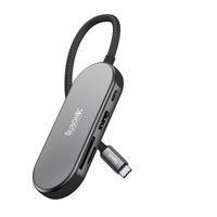 Hub adaptador hubonic 7-em-1 pd100w - carregamento rápido e conectividade expandida para dispositivos tipo-c   maximize sua produtividade e mantenha s