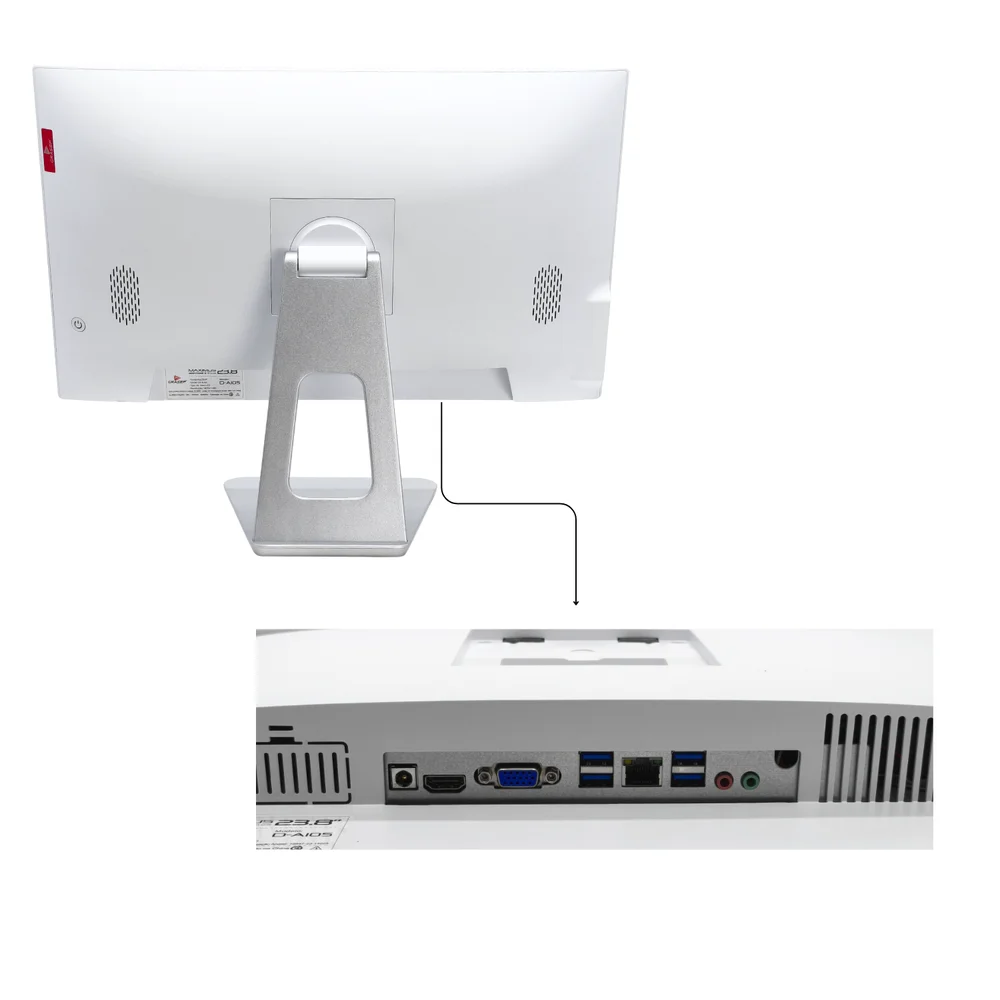 Imagem 2 de 5 do produto Computador All In One Maximus I5 5300u 8GB, SSD 510GB, 2.9GHZ, 23,8"
