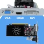 Placa De Vídeo Gt730 GDDR3 4gb Vga Hd Dvi 128 Bits 700mhz