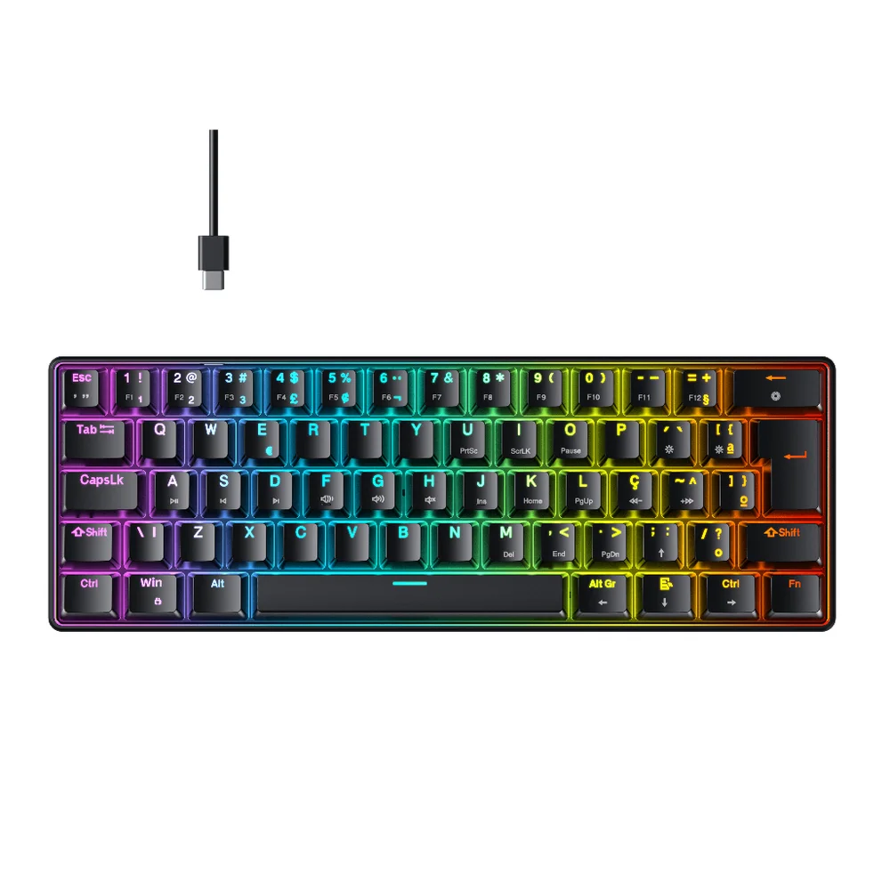 Teclado Mecânico Gamer Hyrax ThunderKaBuM