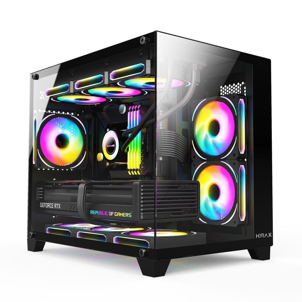 Gabinete Aqu Rio Gamer Hyrax Mini Towerkabum