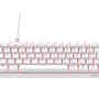 Teclado Mecânico Gamer Hyrax, Thunder, Switch Huano Azul, LED Vermelho - Abnt2