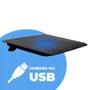 Base Cooler Fan Notebook, LED, Laptop Resfriamento Usb 1500rpm