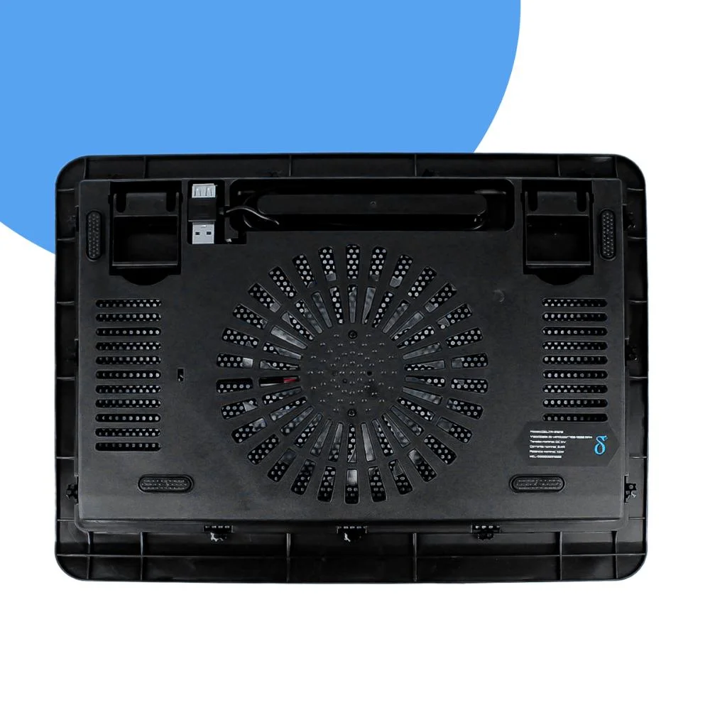 Base Cooler Fan Notebook, LED, Laptop Resfriamento Usb 1500rpm Base Cooler Fan Notebook, LED, Laptop Resfriamento Usb 1500rpm
