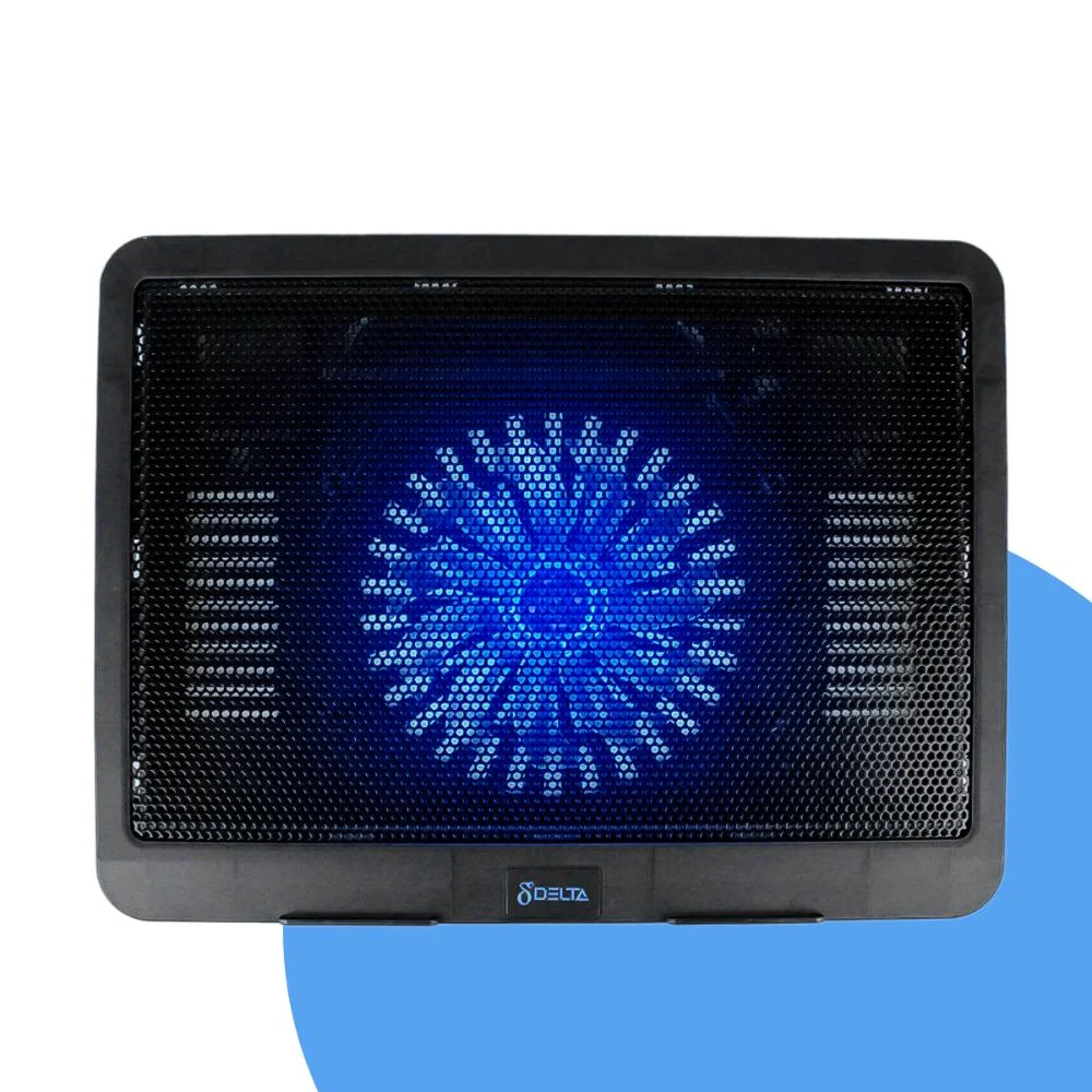 Base Cooler Fan Notebook, LED, Laptop Resfriamento Usb 1500rpm Base Cooler Fan Notebook, LED, Laptop Resfriamento Usb 1500rpm