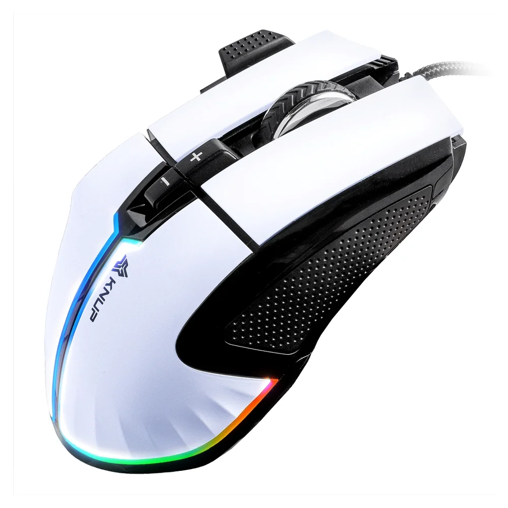 Imagem 4 de 5 do produto Mouse Gamer Knup Anúbis LED RGB, 7200 DPI, 9 Botões, Sensor Instant A725f - Kp-Mu014