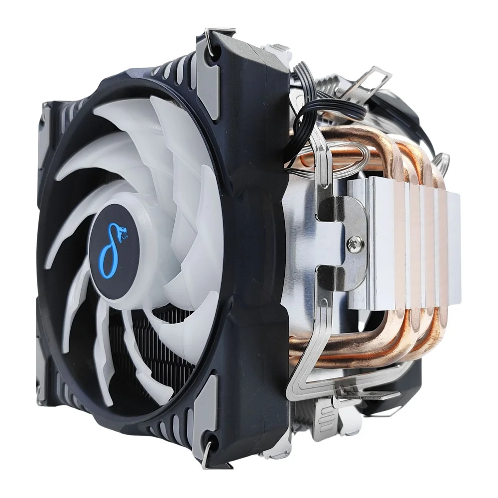 Air Cooler Gamer LED RGB, AMD / Intel 120mm, Preto - Aitek Delta C4218 6