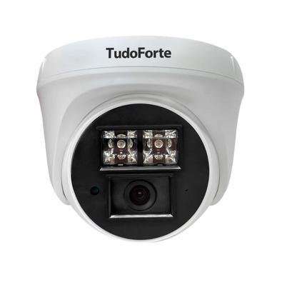 Câmera De Segurança Dome Interna, FULL HD, 1080p, Com Visão Noturna, De 20 Metros E Lente 2.8mm