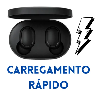 Fone De Ouvido In-ear Sem Fio Preto Para Samsung A70 — foto 3