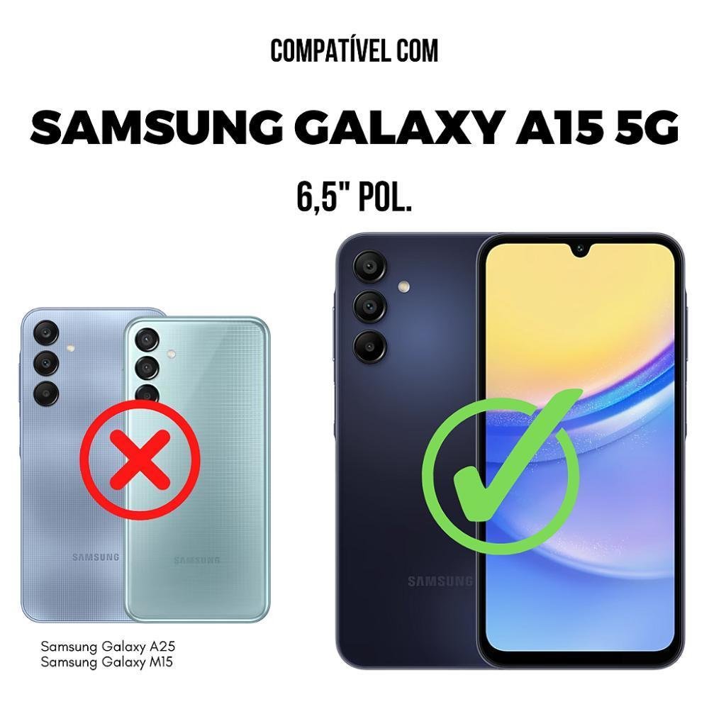 Imagem 2 de 5 do produto Película Para Samsung Galaxy A15 5g - Traseira De Fibra De Carbono Preta - Gshield
