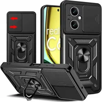 Capa Capinha Case Para Realme C67 4g - Protetora Resistente Anti Impacto Queda Armadura Militar Cor:preto