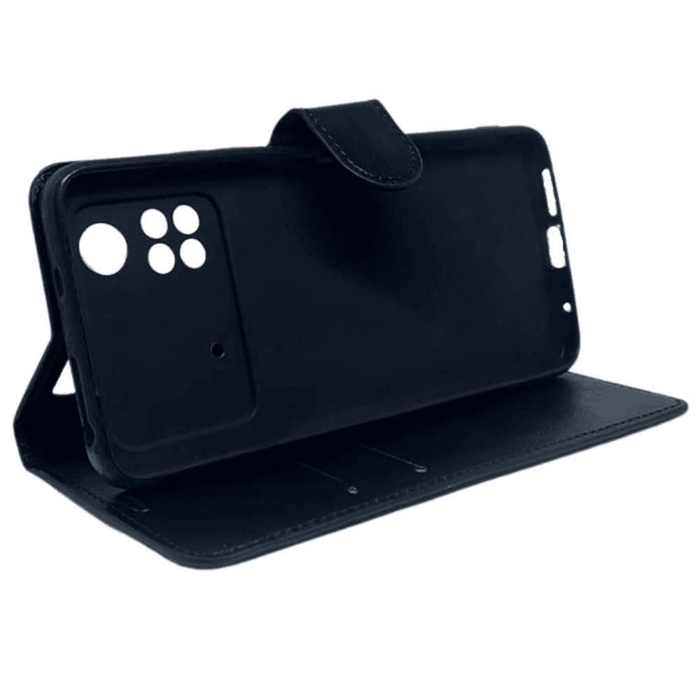 Imagem 2 de 5 do produto Capa Carteira Para Xiaomi Mi Poco M4 Pro 4g (tela De 6.43) Capinha Case Cor:rosa