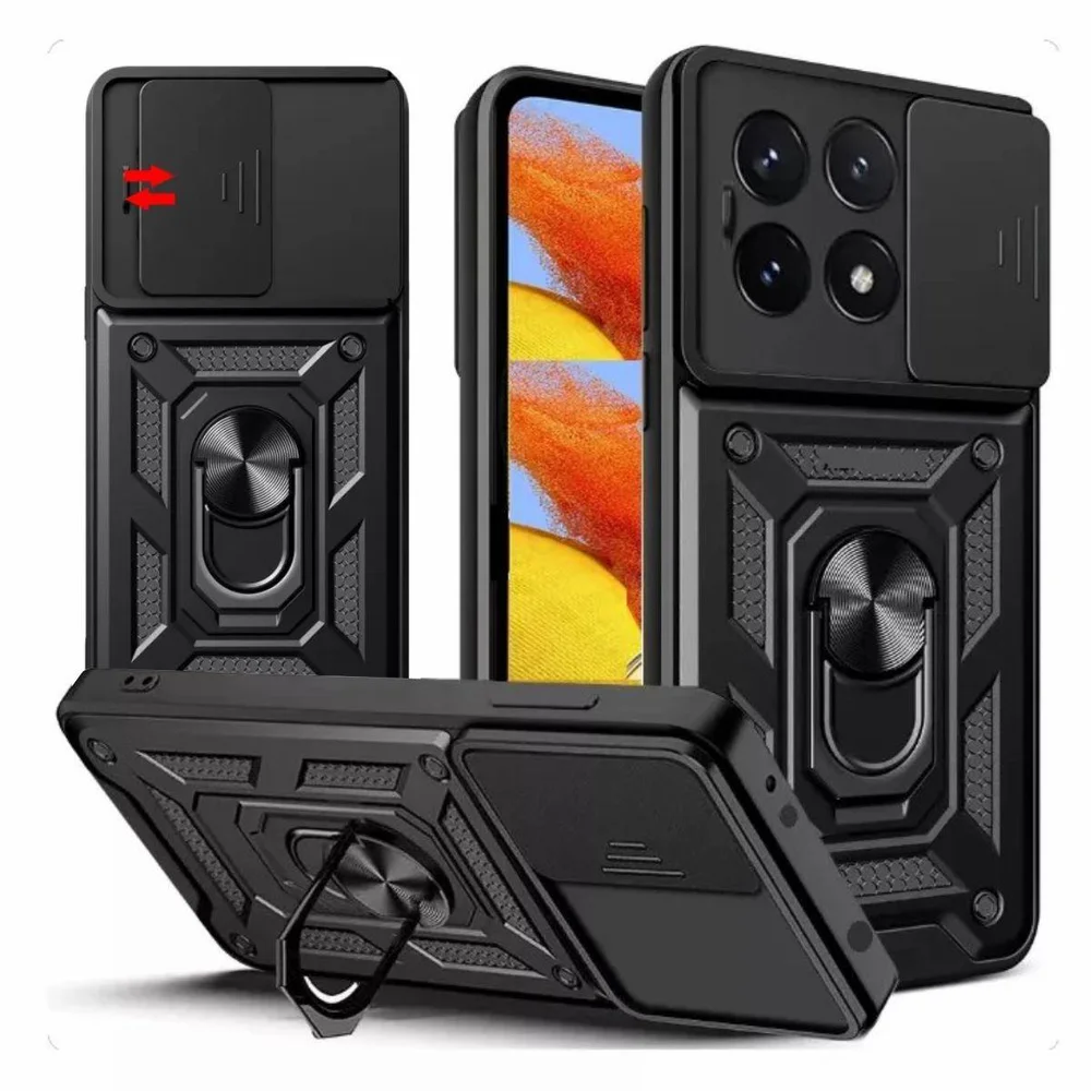 Capa Militar P/ Poco X6 Pro - Capinha Case Protetora Anti Impacto Queda Armadura Resistente
