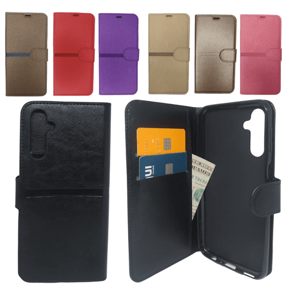 Imagem 5 de 5 do produto Capa Carteira Para Samsung A25 (tela De 6.44) Capinha Case Cor:vermelho