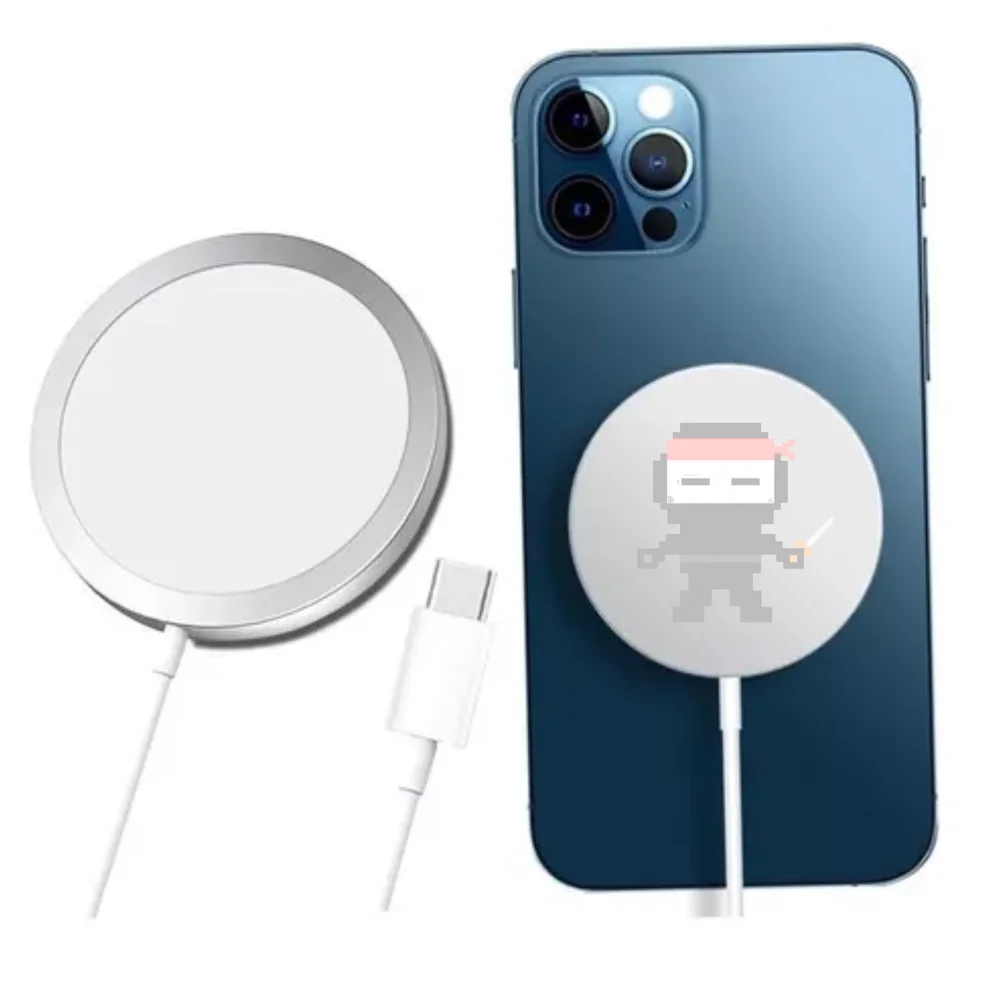 Imagem 2 de 4 do produto Case Magsafe Para Iphone 11 Pro Max + Cabo De Conexão Indução