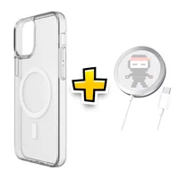 Kit Capa Magnética Para Iphone 11 Pro E Cabo Carregamento