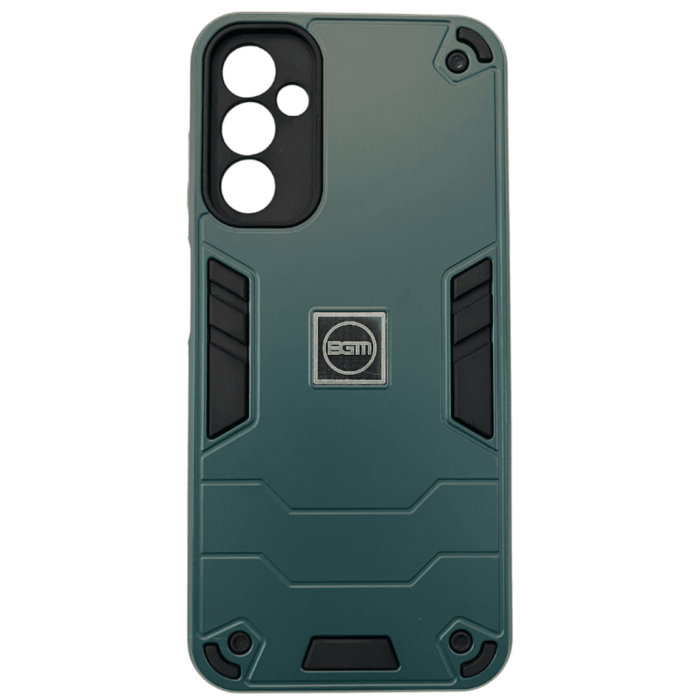 Imagem 1 de 5 do produto Capa Anti Impacto Para Samsung A14 (tela De 6.6) Capinha Anti Choque Cor:verde Militar