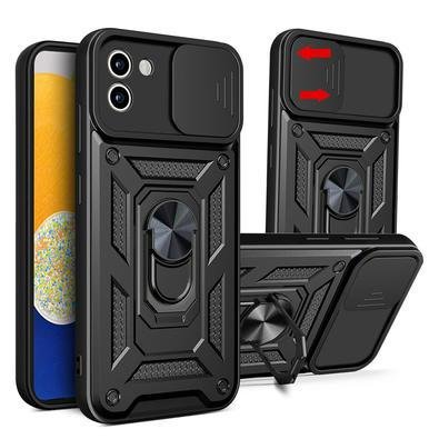 Capa Capinha Case Para Samsung Galaxy A03 - Protetora Resistente Anti Impacto Queda Armadura Militar Cor:preto