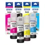 Kit 4 Tintas Epson Original 544 T544 Para Impressora L-3110 L-3150  L-3250 - Refill