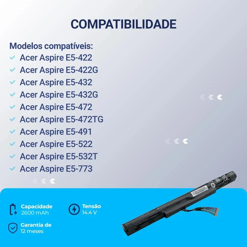 Bateria Para Notebook Acer Aspire E5-573-54zv Bateria Para Notebook Acer Aspire E5-573-54zv