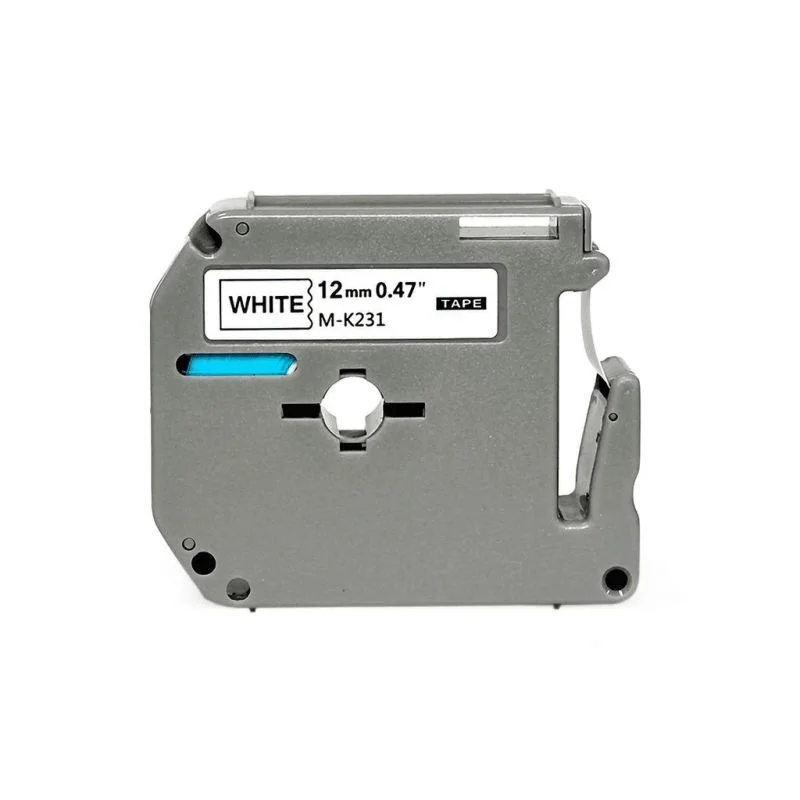 Fita Rotulador M-k231 12mm De 8 Metros Branca Premium Fita Rotulador M-k231 12mm De 8 Metros Branca Premium