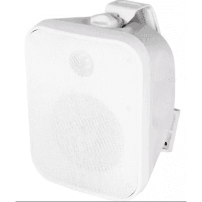 Caixa Acústica Externa À Prova D'água Aat Os120-ip56 Suporte Cor Branco