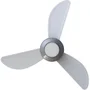 Ventilador De Teto Ventisol Mistral 3 Pás Branco/cinza Bivolt