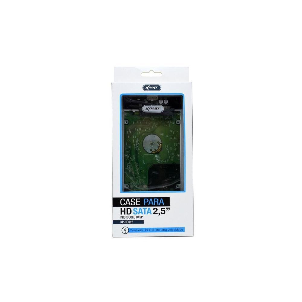 Case 2,5 Sata Transparente 3.0 Knup Kp-hd012 Case 2,5 Sata Transparente 3.0 Knup Kp-hd012
