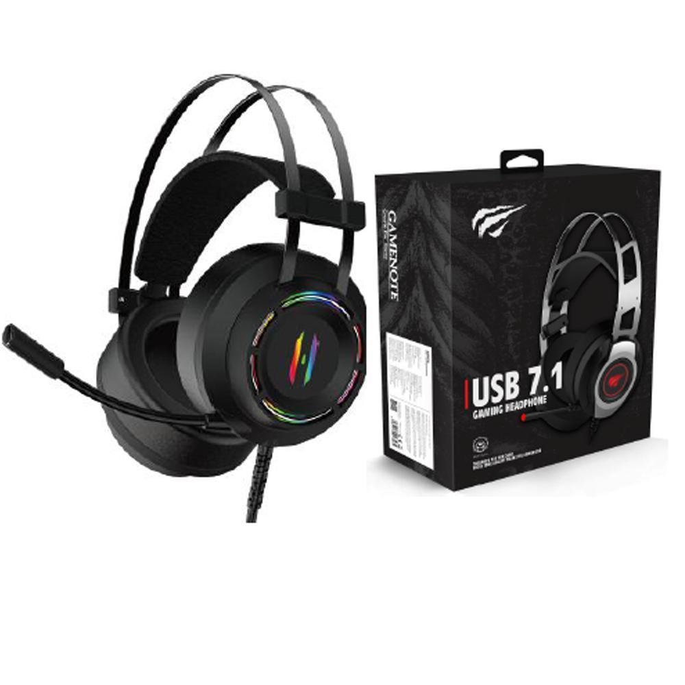 Imagem 5 de 5 do produto Fone De Ouvido 7.1 LED Plug Usb Headset Gamer Lehmox