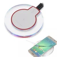 Carregador Celular Qi Wireless Sem Fio Sem Receptor Branco