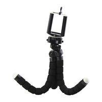 Mini Tripé Flexível Para Celular E Câmera 24cm - Preto