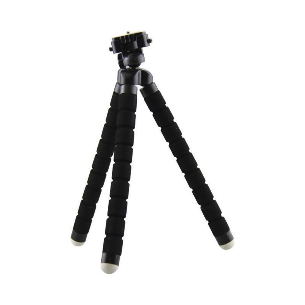 Imagem 2 de 4 do produto Mini Tripé Flexível Para Celular E Câmera 24cm - Preto