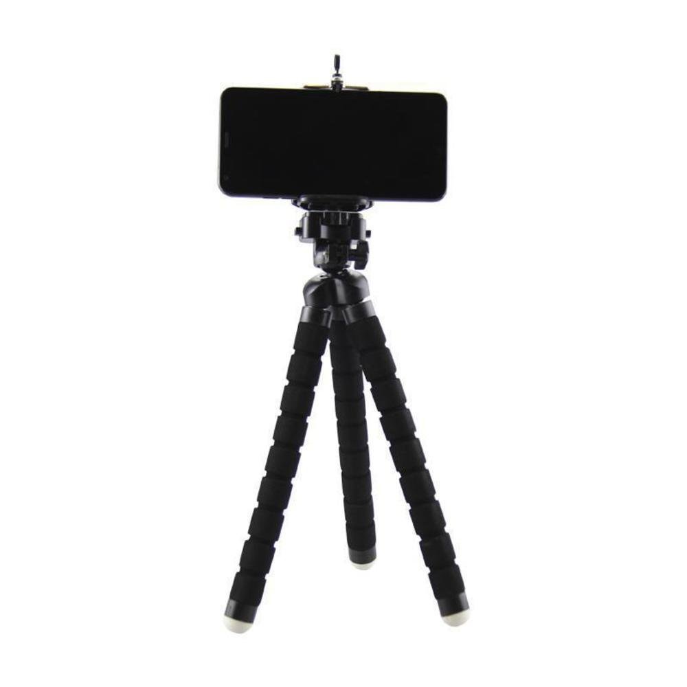 Imagem 3 de 4 do produto Mini Tripé Flexível Para Celular E Câmera 24cm - Preto