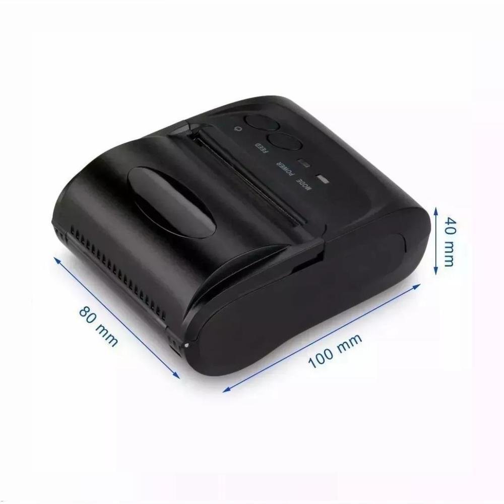 Imagem 2 de 5 do produto Mini Impressora Térmica Bluetooth 2.0 58mm Velocidade 90mm/s