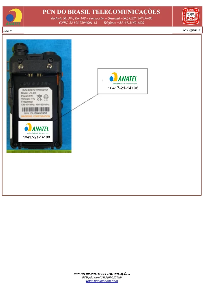 Imagem 5 de 5 do produto Rádio Comunicador Walk Talk Talkabout Dual Band + Fone Uv5r