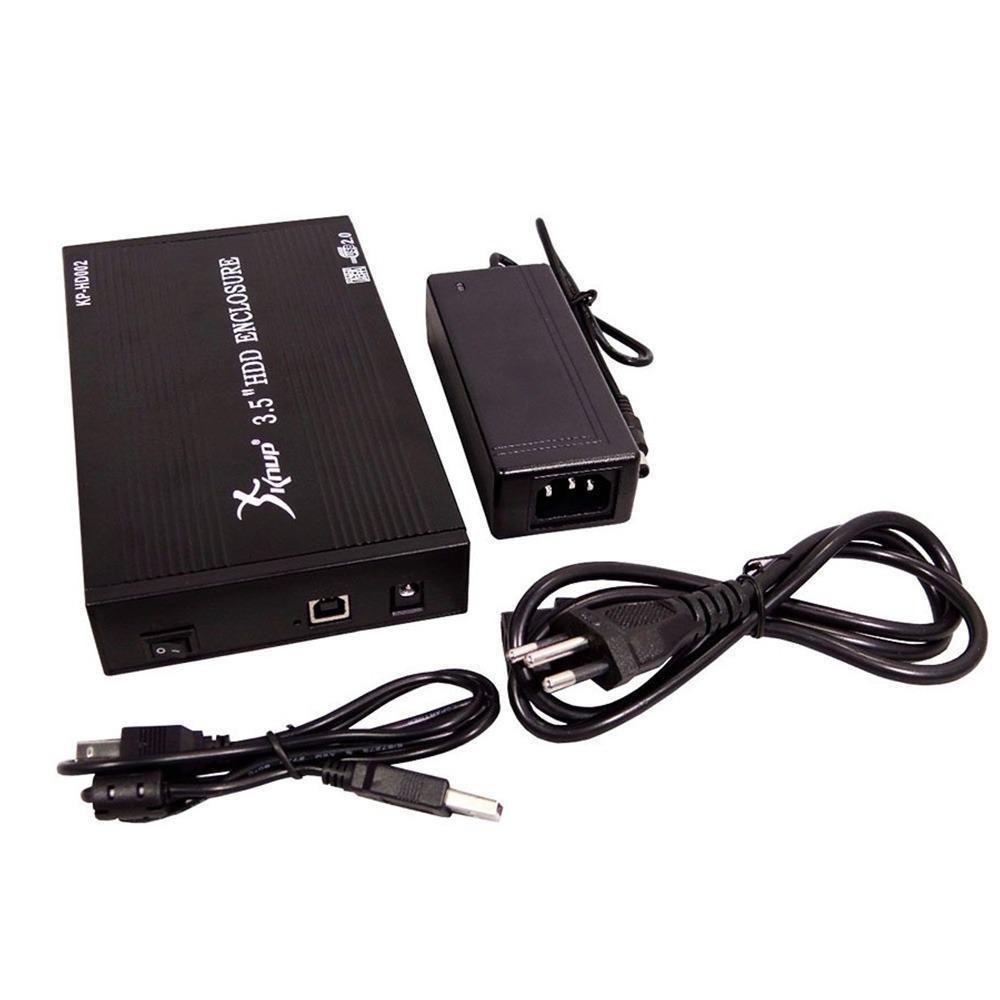 Case Sata Para Hd Knup 3.5 Usb 2.0 Kp-hd002 Preto Case Sata Para Hd Knup 3.5 Usb 2.0 Kp-hd002 Preto
