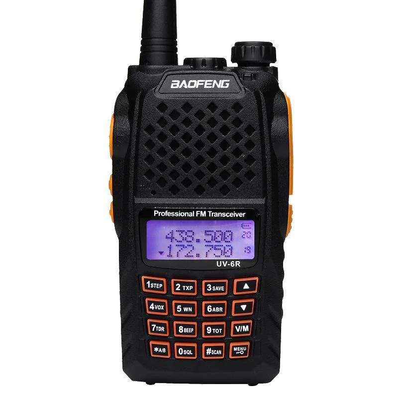Imagem 3 de 5 do produto Radio Ht Comunicador Walk Talk Uhf Vhf Fm Baofeng Uv6r 7w