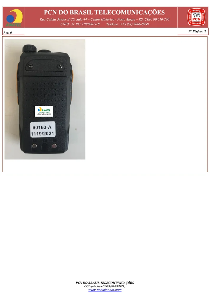 Imagem 5 de 5 do produto Radio Ht Comunicador Walk Talk Uhf Vhf Fm Baofeng Uv6r 7w