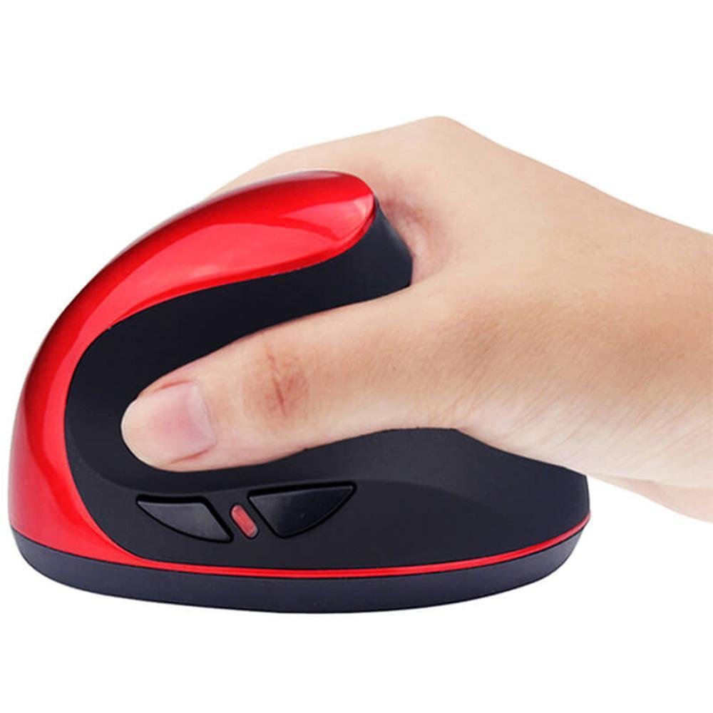 Imagem 2 de 5 do produto Mouse Óptico Vertical Ergonômico Recaregavel Sem Fio 5 Teclas Ka-625