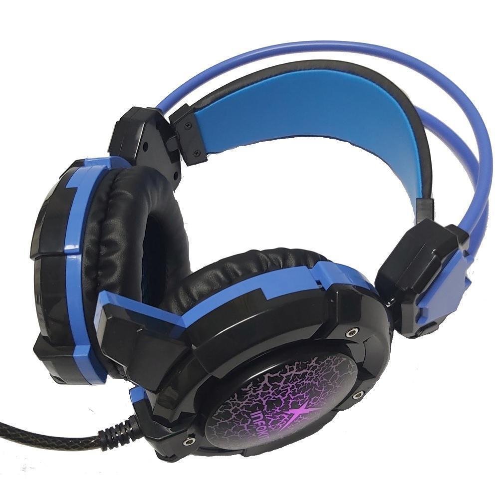 Imagem 2 de 5 do produto Fone De Ouvido Headset Gamer Com Microfone Gh-x30 Azul