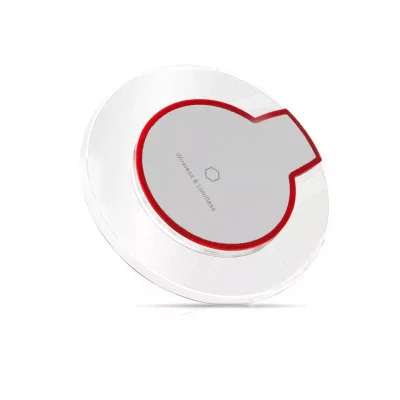 Carregador Celular Wireless Qi Sem Fio Iphone Ios Branco