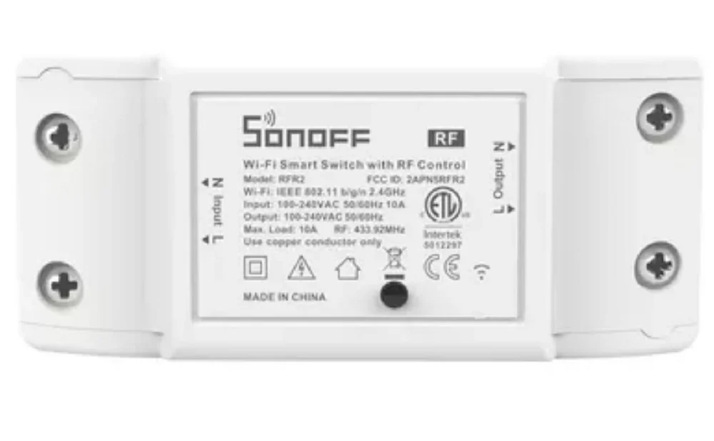 Imagem 2 de 3 do produto Sonoff Mini Interruptor Rf 433 - Por Controle Remoto Ou Wifi