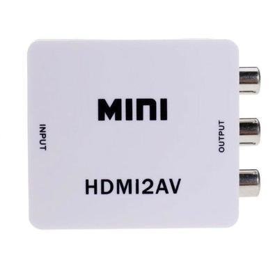 Adaptador Conversor HDMI Para Rca Av Vídeo Tv Lcd Pc Ps3 Dvd