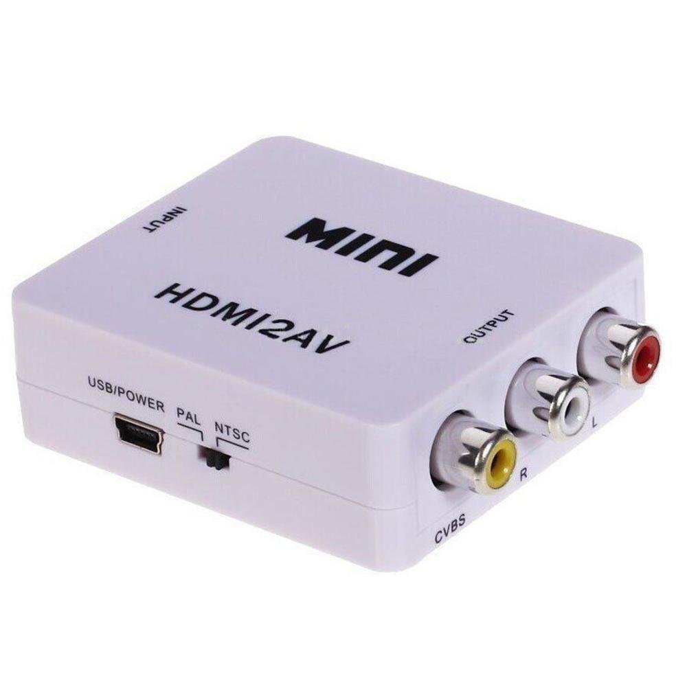 Imagem 2 de 2 do produto Adaptador Conversor HDMI Para Rca Av Vídeo Tv Lcd Pc Ps3 Dvd